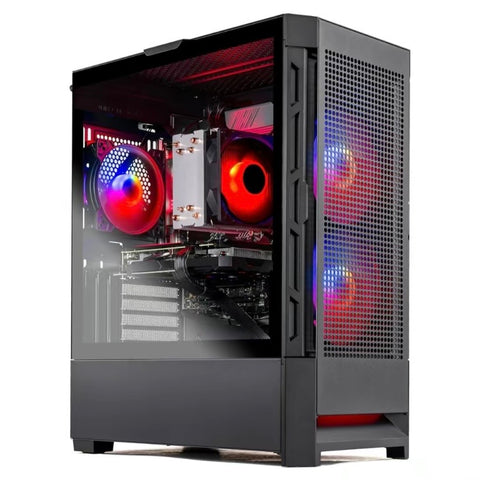 EliteForge Gaming PC Ryzen 5 5500 RX 580 16GB RAM 1TB SSD RGB Tower – Ultimate Power and Performance