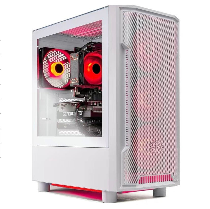 EliteForge Gaming PC Ryzen 5 5500 RX 580 16GB RAM 1TB SSD RGB Tower – Ultimate Power and Performance