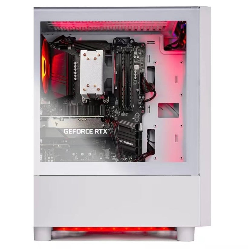 EliteForge Gaming PC Ryzen 5 5500 RX 580 16GB RAM 1TB SSD RGB Tower – Ultimate Power and Performance