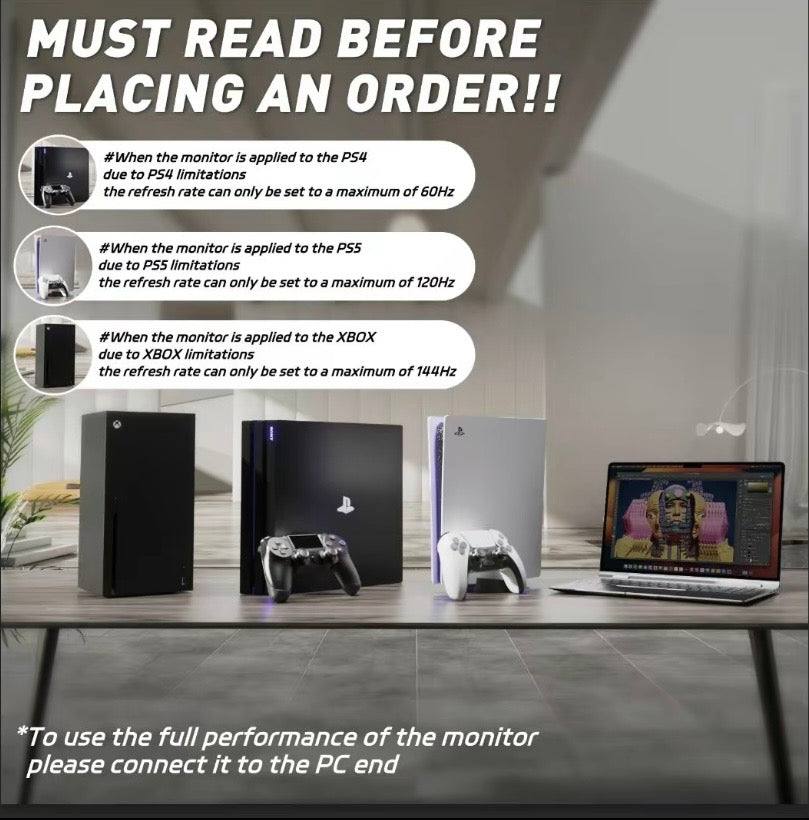Curved Gaming Monitor FHD 1080P 180Hz 1ms with FreeSync and Ultra Slim Design